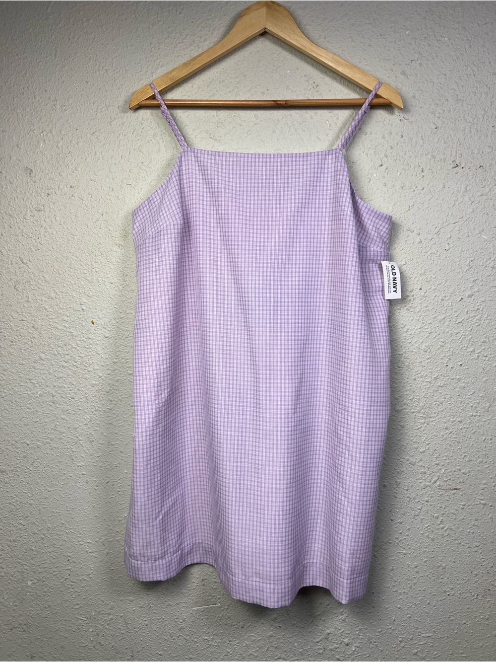 New Old Navy Strappy Mini Shift Lavander Dress Large